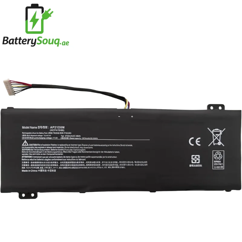 Acer Nitro AN515-47 / Acer Nitro AN515-58 / Nitro 16 AN16-51 / Acer AP21D8M Laptop Battery | BatterySouq