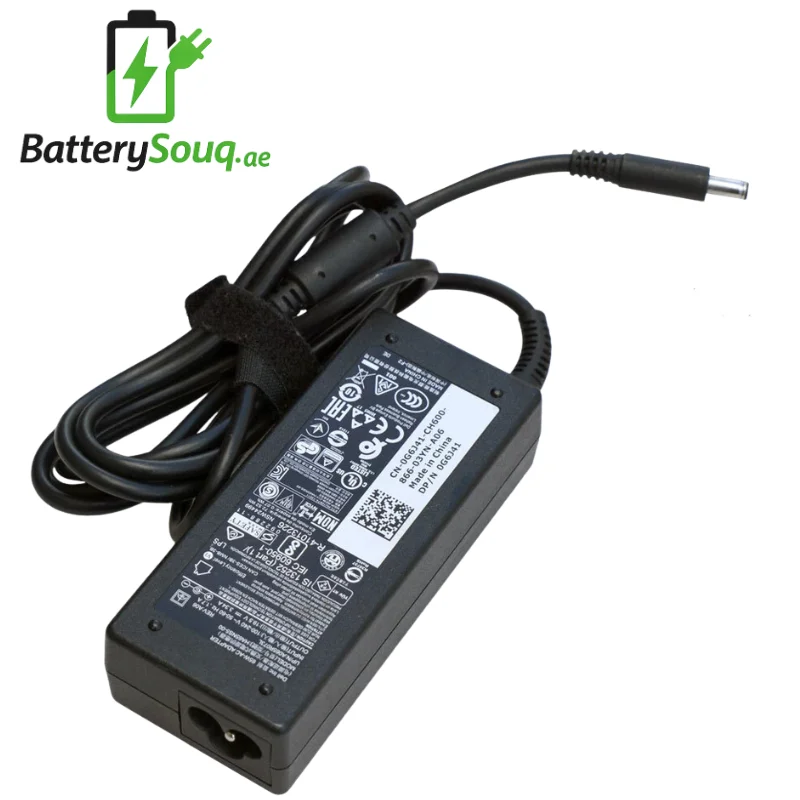 Dell Vostro 3400 / Dell Inspiron 15 3520 / Dell Latitude 5420 / Dell Vostro 3400 / Dell Vostro 3500 / Dell Vostro 3510 / Dell Vostro 3520 / Dell Vostro 5501 / Dell Vostro 5510 / Dell Inspiron 13 5370 / Dell Inspiron 14 5406 / Dell Inspiron 14 5410 / Dell Inspiron 15 3511 / Dell Inspiron 15 3520 / Dell Inspiron 15 3530 / Dell Inspiron 15 5593 / Dell XPS 13 9310 / Dell XPS 13 9315 Laptop Charger 65W - UAE | BatterySouq