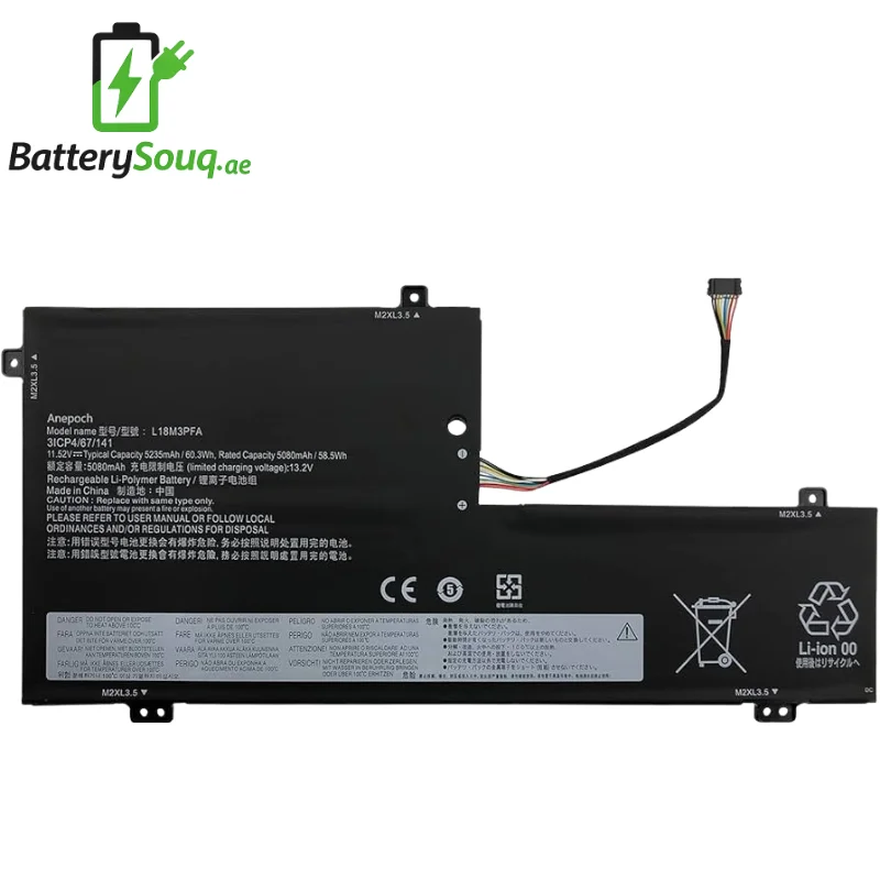 Lenovo Yoga C740 / C740 - 15 / C740 - 151ML / L18M3PFA / L18D3PF2 Laptop Battery BatterySouq
