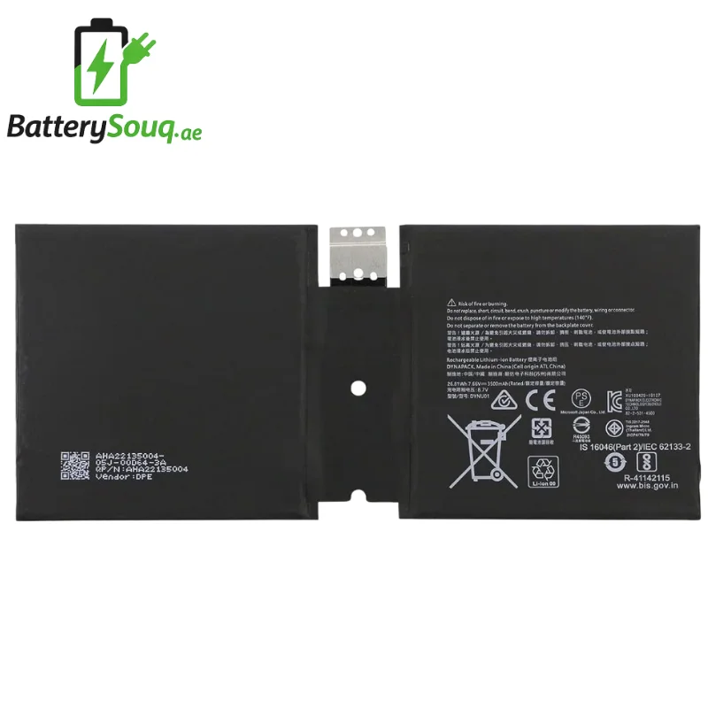 Microsoft Surface Go 2 1927 LTE / Surface Go 2 1901 /1926 Surface DYNU01 G16TA047H Laptop Battery  BatterySouq