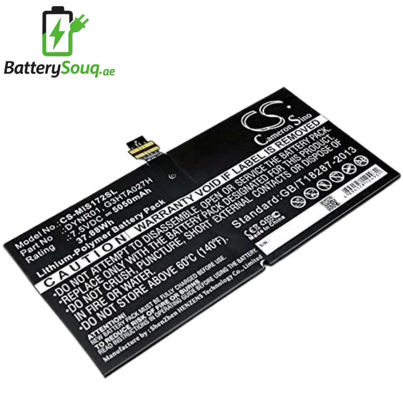 Microsoft Surface Pro 4 / Surface Pro 4 1724 Laptop Battery | BatterySouq