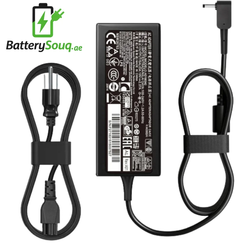 Acer Aspire 1 / Acer Aspire 3 / Acer Swift 1 / Acer Spin 1 / Acer Chromebook 315 Laptop Charger 45W – UAE | SouqBattery