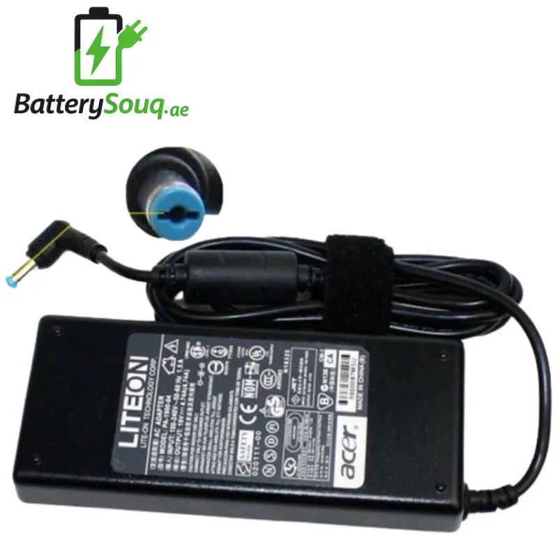 Acer Aspire E15 E5-575n / Acer Aspire V5-573G / Acer Nitro 5 AN515-42 / Acer Extensa 15 EX215-52 / Acer TravelMate P4 TMP414-51 Laptop Charger 90W – UAE | SouqBattery