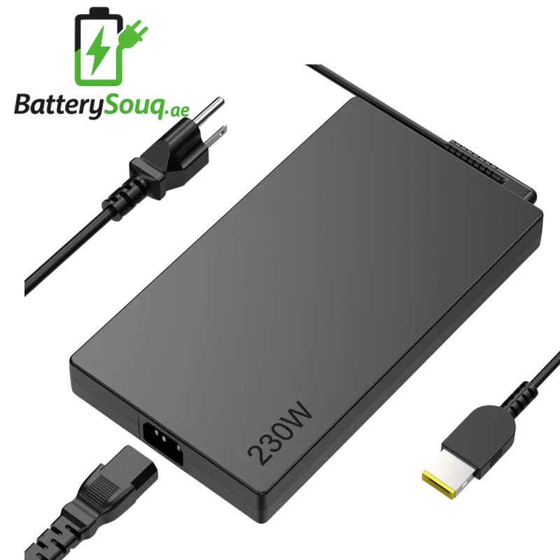 Lenovo Legion 5 Pro / Lenovo Legion 5i Pro / Lenovo Legion 7i / Lenovo Legion 7 Slim / Lenovo Legion 5 / Lenovo Legion 5i / Lenovo Legion 5 Gen 7 / Lenovo Legion Y540 / Lenovo Legion Y545 / Lenovo Legion 7 Pro Laptop Charger 230W - UAE | SouqBattery