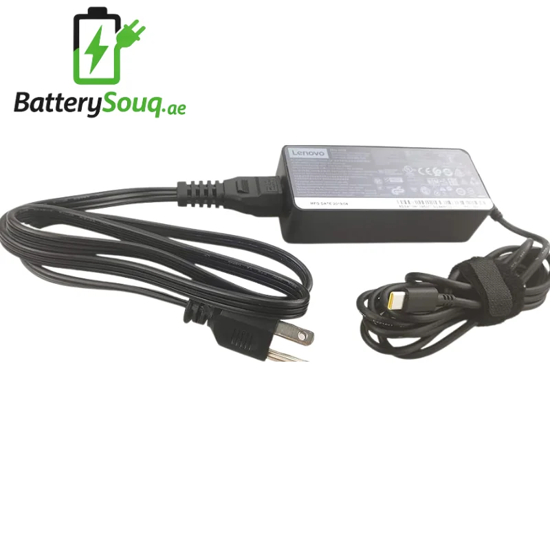 Lenovo Yoga 7i 14 / Lenovo Yoga 9i 14 / Lenovo Yoga C740 / Lenovo Yoga C940 / Lenovo Yoga Slim 7 Pro / Lenovo Yoga Slim 9i Laptop Charger USB-C 65W - UAE | SouqBattery