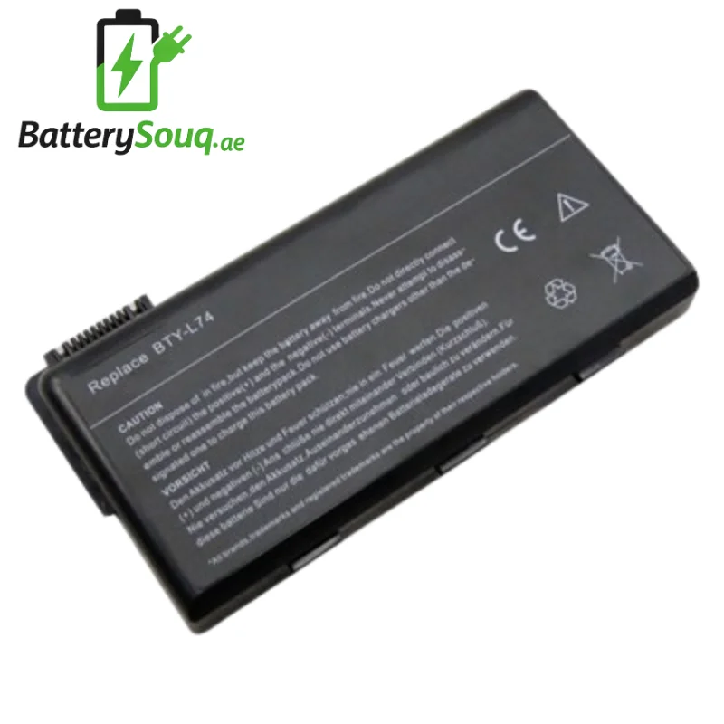 MSI A5000 / MSI A6000 / MSI A6200 / MSI CR700 / MSI CX600 / MSI CR600 / MSI CR610 / MSI BTY-L74 / MSI BTY-L75 Laptop Battery - UAE | batterySouq