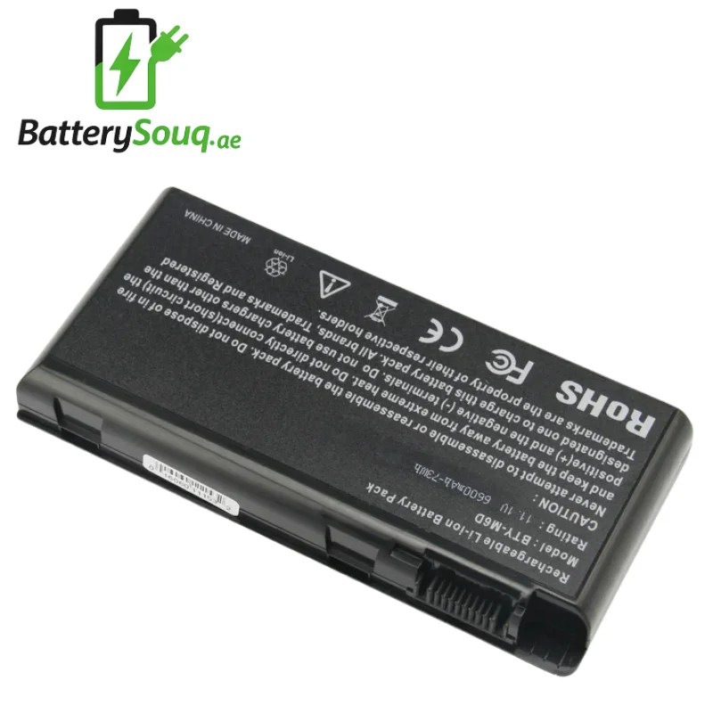 MSI GT60 / MSI GX60 / MSI GT70 / MSI GT660 / MSI GX660 / MSI GT680 / MSI GX680 / MSI GT780 Laptop Battery - UAE | batterySouq